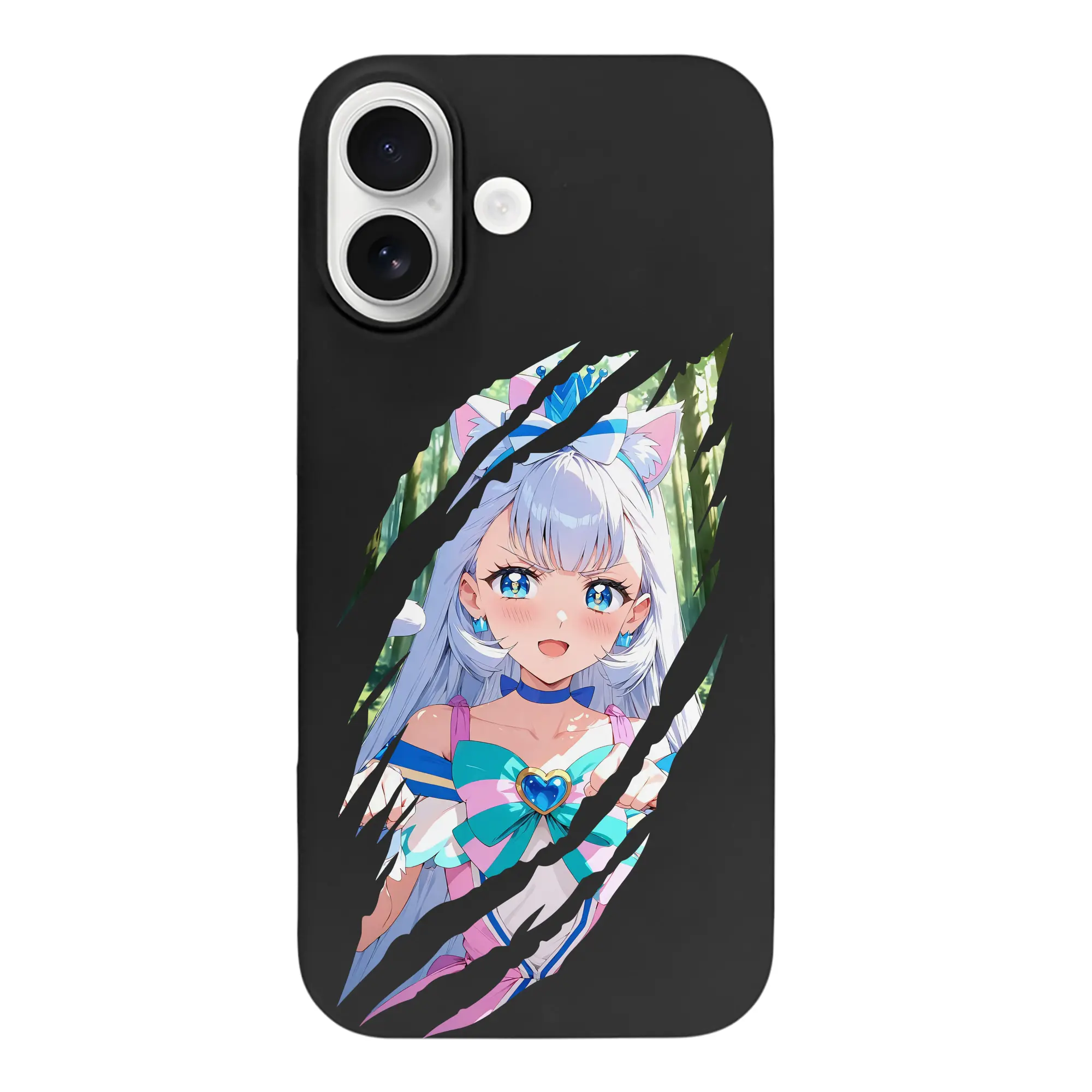 わんだふるぷりきゅあ グッズ 猫屋敷ユキ - iPhone 17 シリーズ シリコンケース 薄型 耐衝撃 指紋防止 ソフトタッチカバー 精密フィット 傷防止 保護ケース iPhone 17/17 Air/17 Pro/17 Pro Max 対応